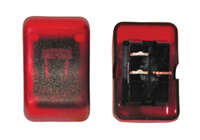 Rocker Switch, SPST, Red Lamp, On/Off