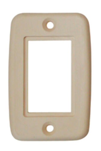 Exposed 5-Pin Side-by-Side Wall Plate, Biscuit