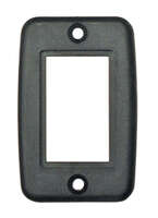 Exposed 5-Pin Side-by-Side Plate, Black