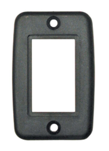 Exposed 5-Pin Side-by-Side Plate, Black