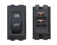 Labeled On/Off Switch, Black, 3/Bag