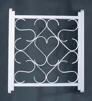 White Screen Door Grille