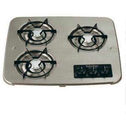 Gas Cooktop - Suburban Drop-In - 3 Burner