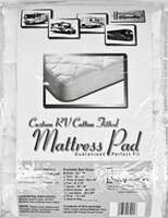 rv bunk cotton mattress pad