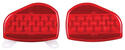 47-07-100, LED Horizontal Stop/Tail/Turn w/License Bracket, each