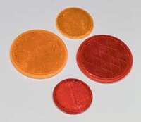 74-55-010, Class A Reflector, Red
