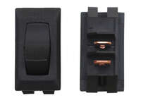 On/Off Switch, Black, 3/bag