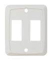 Double Size Face Plate, Ivory, 3/bag