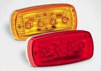 Led Oblong Amber #58