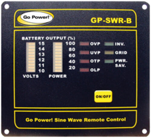 GP-SWR-B-12 (Remote for GP-SW1000, 2000, 3000)