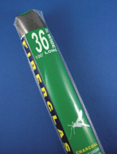 Fiberglass Screen Charcoal 36in x 100'
