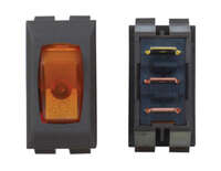 Illuminated Switch, Brown/Amber On/Off, 12V, 1/car