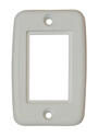 Exposed 5-Pin Side-by-Side Plate, White