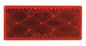 483 Rectangle Reflector, Red