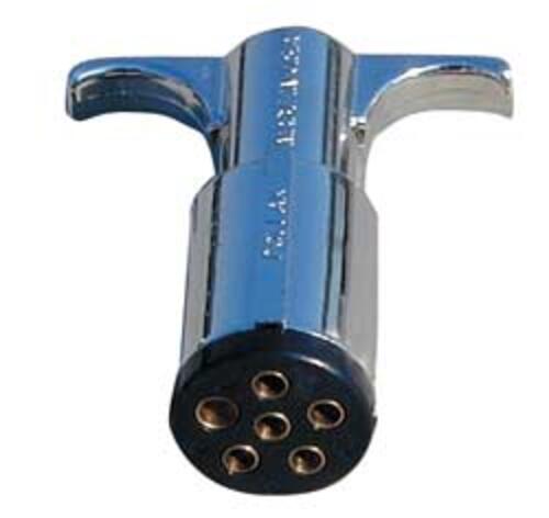 Trailer End 6-Way Chr