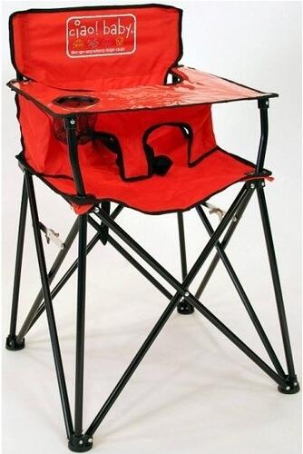 Baby High Chair - Red