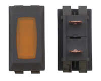 Indicator Light, Brown with Amber Lens, 3/bag