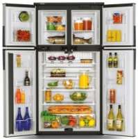 Dometic RM1350 Elite Refrigerator Black Stainless