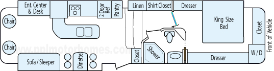 38' 2015 Heartland Big Country w/3 Slides Floorplan