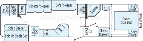 33' 2008 Jayco Eagle Super Lite w/2 Slides - Bunk House Floorplan