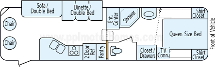 31' 2007 Dutchmen Adirondack w/Slide Floorplan