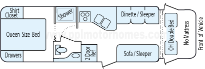 29' 2009 Dutchmen Express Floorplan