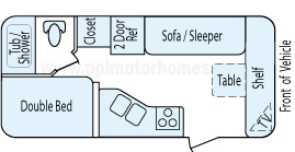 21' 2004 Skyline Layton Floorplan