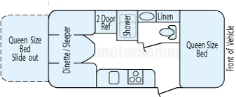 21' 2016 Starcraft Ar-One Floorplan