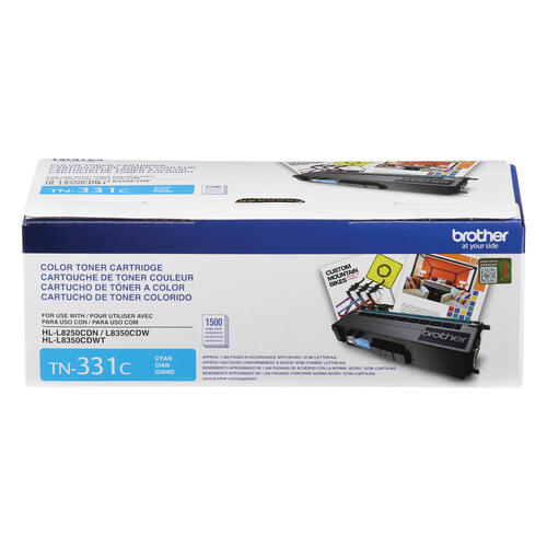 Brother TN331C Cartouche de toner cyan à rendement standard