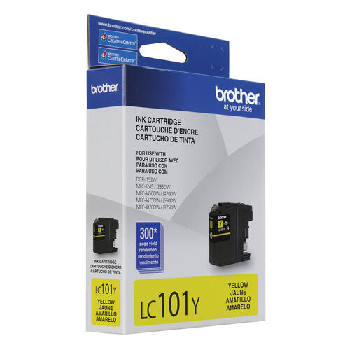 Brother LC101YS Cartouche d encre jaune Innobella , rendement standard