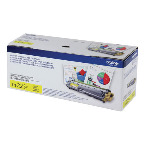 Brother TN225Y Cartouche de toner jaune à haut rendement
