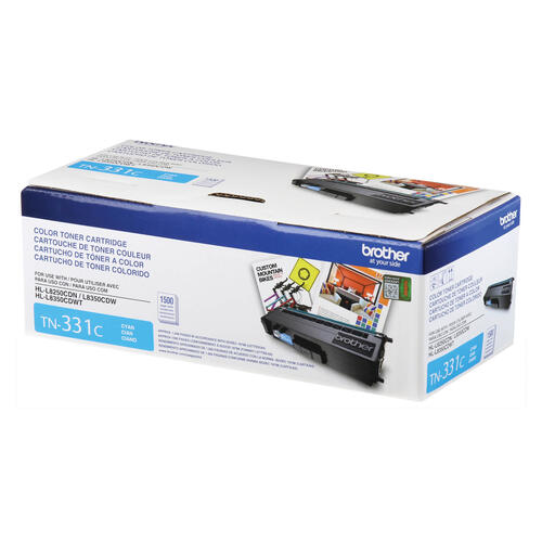 Brother TN331C Cartouche de toner cyan à rendement standard