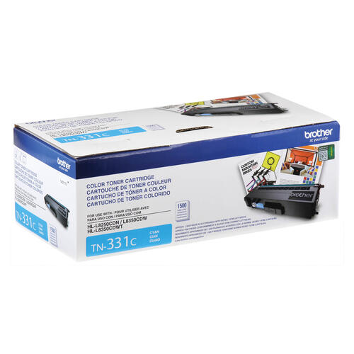 Brother TN331C Cartouche de toner cyan à rendement standard