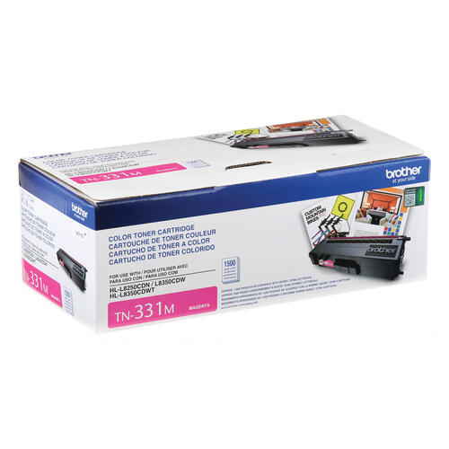 Brother TN331M Cartouche de toner magenta à rendement standard