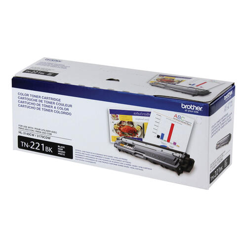 Brother TN221BK Cartouche de toner noir à rendement standard