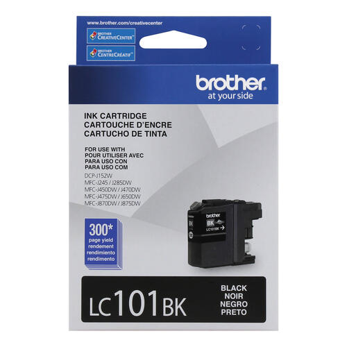 Brother LC101BKS Cartouche d encre noire Innobella , rendement standard