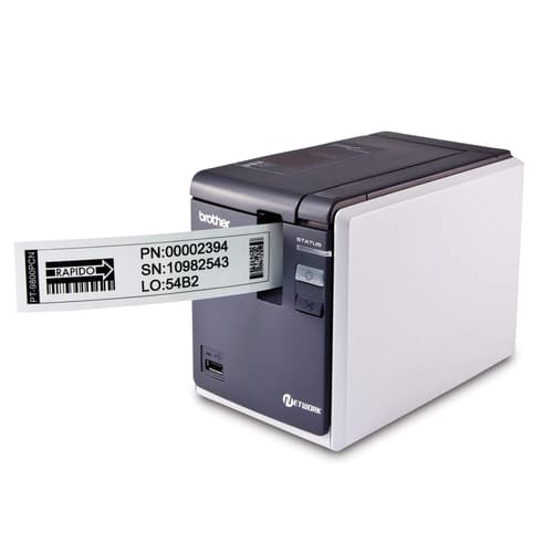Brother PT‑9800PCN Imprimante d’étiquettes de codes à barres réseau de bureau