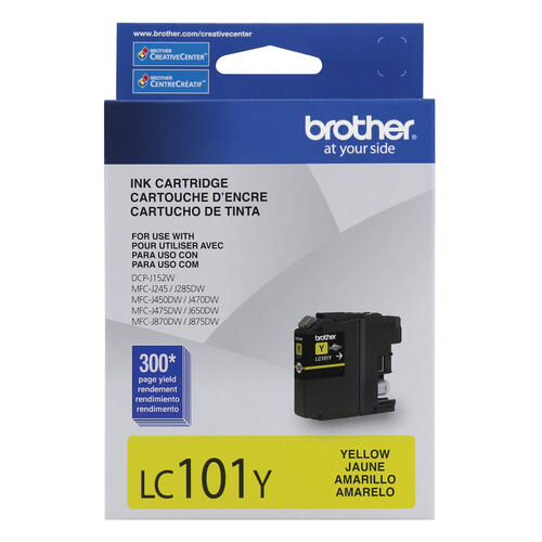 Brother LC101YS Cartouche d encre jaune Innobella , rendement standard