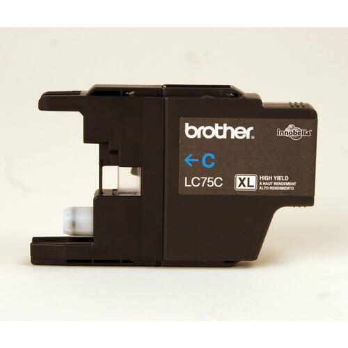 Brother LC75CS Cartouche d encre cyan Innobella , à haut rendement (série XL)
