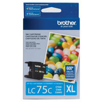 Brother LC75CS Cartouche d encre cyan Innobella , à haut rendement (série XL)