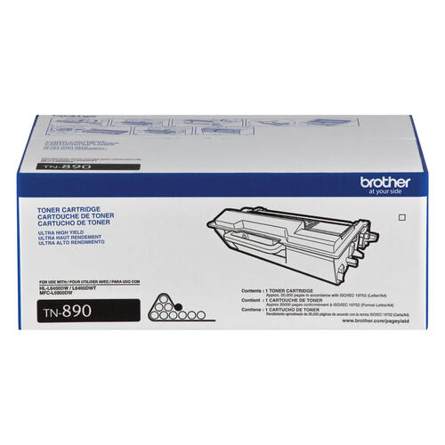 Brother TN890 Cartouche de toner noir à ultra haut rendement