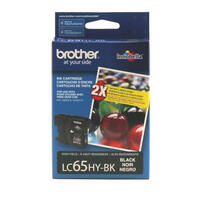 Brother LC65HYBKS Cartouche d’encre noire Innobella™ à haut rendement