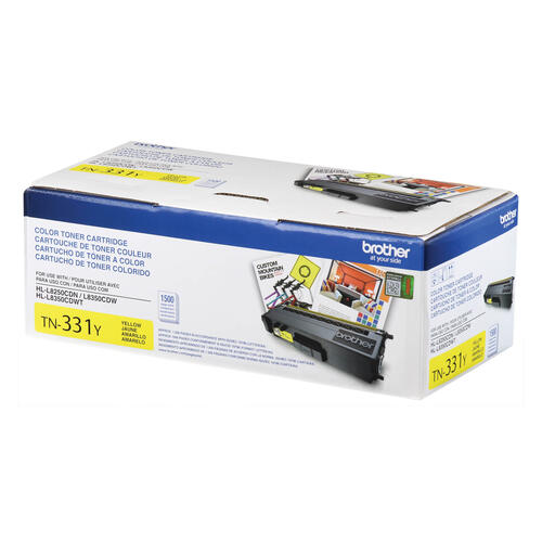 Brother TN331Y Cartouche de toner jaune à rendement standard