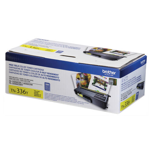 Brother TN336Y Cartouche de toner jaune à haut rendement