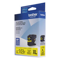 Brother LC103YS Cartouche d encre jaune Innobella , à haut rendement (série XL)
