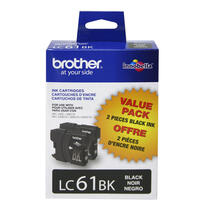 Brother LC612PKS Ensemble de deux cartouches d'encre noire Innobella  à rendement standard