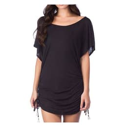 Lucky Women's Solid Attitude Side Shirred Tunic