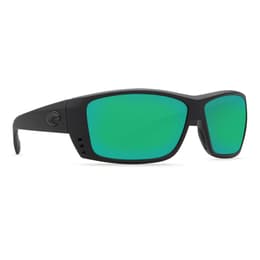 Costa Del Mar Men's Cat Cay Polarized Sunglasses with Green Mirror Lens