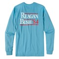 Rowdy Gentleman Men's Reagan Bush '84 Long Sleeve Shirt alt image view 1