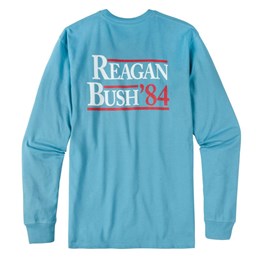 Rowdy Gentleman Men's Reagan Bush '84 Long Sleeve Shirt